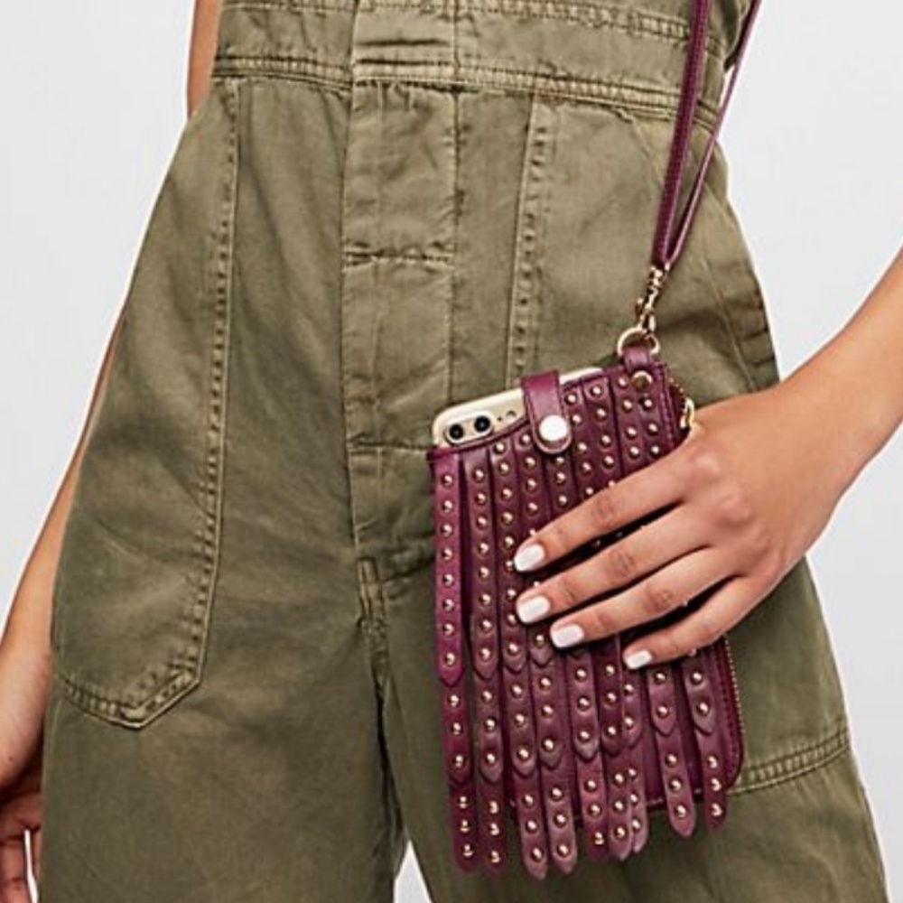 Free People Studded iPhone Wallet